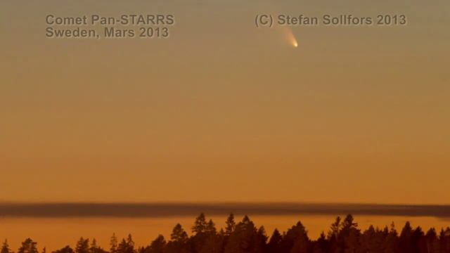 Pan-STARRS Comet (C/2011 L4), time-lapse videos смотреть онлайн