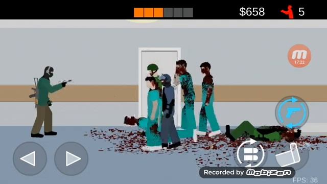 Первый взгляд на игру и неугомонные зомби. Flat Zombies: Defense & Cleanup #1 смотреть онлайн