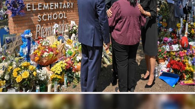 President Joe Biden and First Lady Jill Arrive in Uvalde to Pay Respects to Victims of Mass Shootin смотреть онлайн