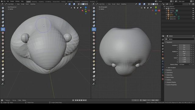 Say Hi to Big Nose! Character modelling - Blender 2.80 смотреть онлайн
