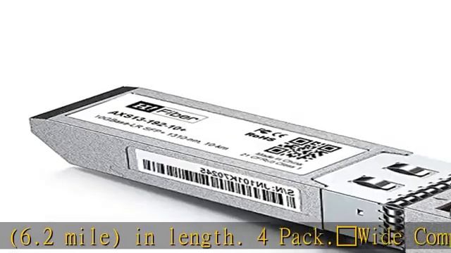 10G Single Mode SFP+ LC Module, 10GBase-LR Fiber Transceiver for Cisco SFP-10G-LR, Meraki MA-SFP-10 смотреть онлайн