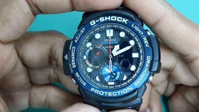 Time Setting Instructions Casio G-SHOCK GN-1000 Gulfmaster   | SolimBD | Watch Repair Channel