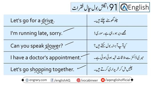 91 English Speaking Practice Sentences for Speaking Fluent English | @AQEnglishOfficial смотреть онлайн