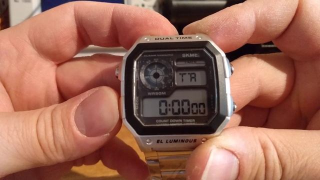SKMEI 1335 CASIO HOMAGE DIGITAL WATCH UNBOXING смотреть онлайн