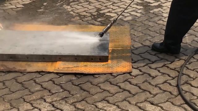 Demo Mortech Water Jetting/Ultra High Pressure 1000 dan 1250 bar, Sikat Bersih Beton Bandel смотреть онлайн