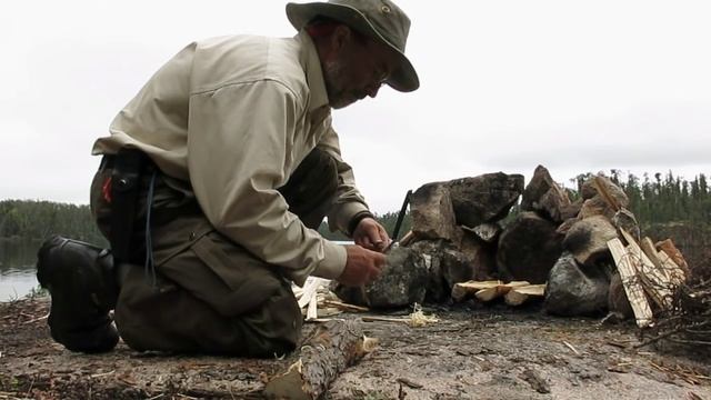 Cooking Fire Prep Stuff: Pt 13, 24 Day Canoe Trip, 2014 смотреть онлайн