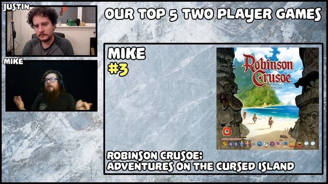 OUR TOP 5 TWO PLAYER GAMES | PlayingBoardGames List Video