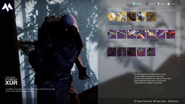 XUR September 10 Xur Location & Inventory | Legendary Weapons & Armor | Destiny 2 смотреть онлайн