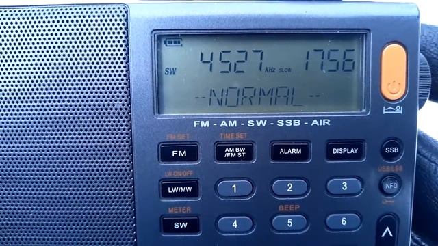 4527 kHz AM 10 02 2021 13;55 utc смотреть онлайн