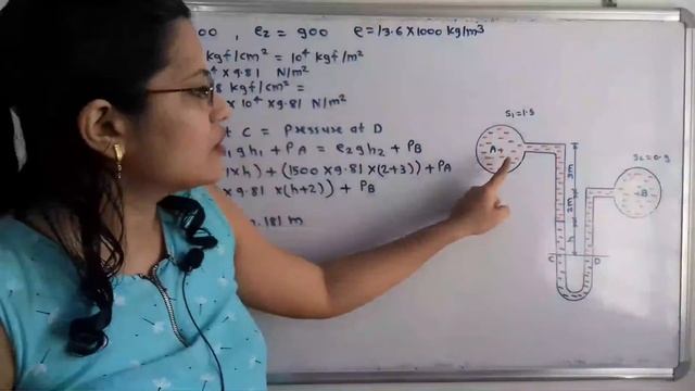 Problem on U-tube differential manometer/ Pressures and its measurements смотреть онлайн