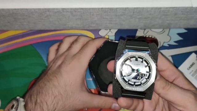 Casio G-shock GM2100 unboxing смотреть онлайн