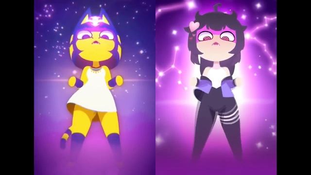 Ankha Dance VS Ankha But HOWCOW Anime Meme Animation