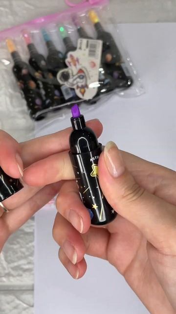 Estojos Caneta Marca Texto Kit 6 Cores Mini Galaxy Planeta смотреть онлайн