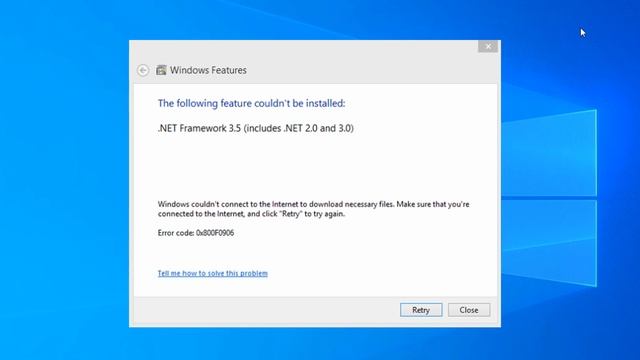 Install .Net Framework 3.5 on Windows 10 смотреть онлайн