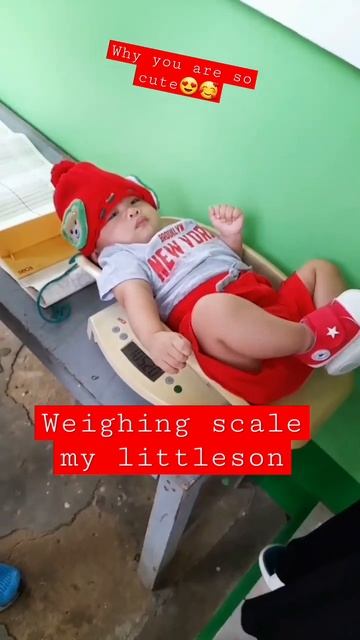 weighing scale @samuelsimonofficial9557 #fyp #viral #weighing #baby смотреть онлайн