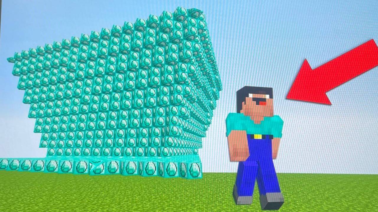НУБИК В МАЙНКРАФТЕ СПАСАЕТСЯ ОТ АЛМАЗНОГО ЦУНАМИ ))) смотреть онлайн