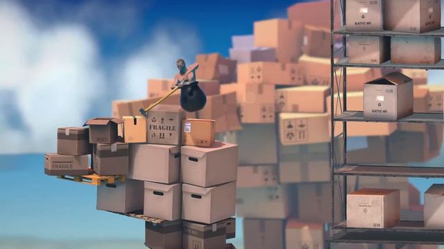 Getting Over It with Bennett Foddy Снова Снова Кувалда смотреть онлайн