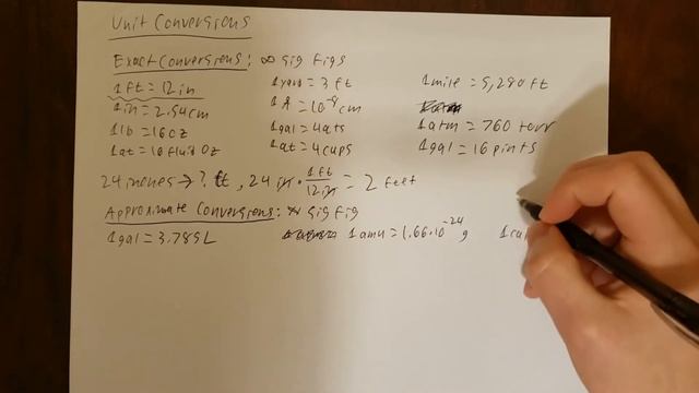 Common Unit Conversions (Chemistry ASMR)