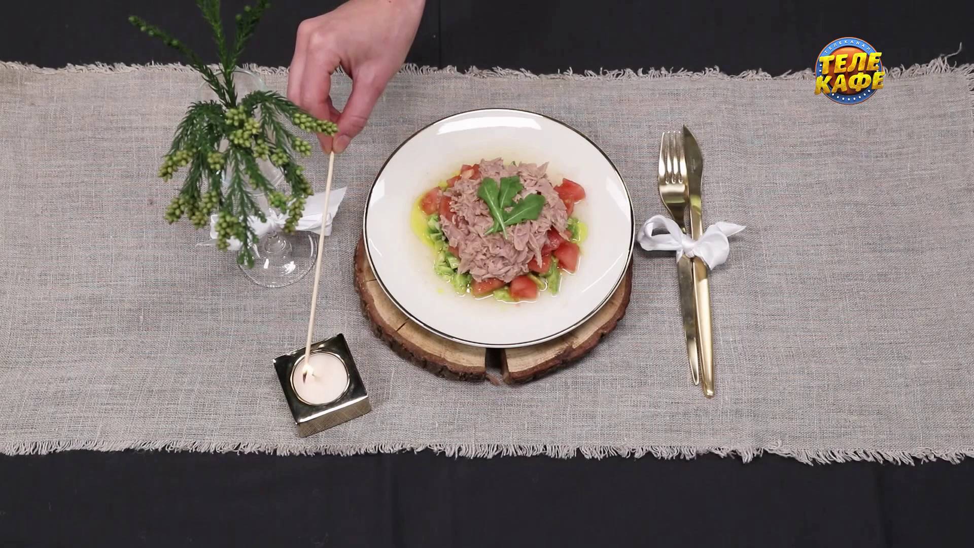 Вкусный рецепт салата! Слоёный салат из авокадо и тунца. Рыбное наслаждение! смотреть онлайн