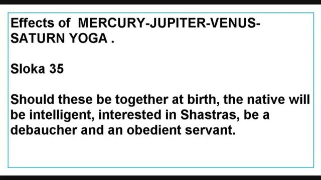 MERCURY JUPITER VENUS SATURN YOGA смотреть онлайн