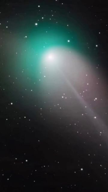 Green Comet C/2022 E3 From Earth #shorts
