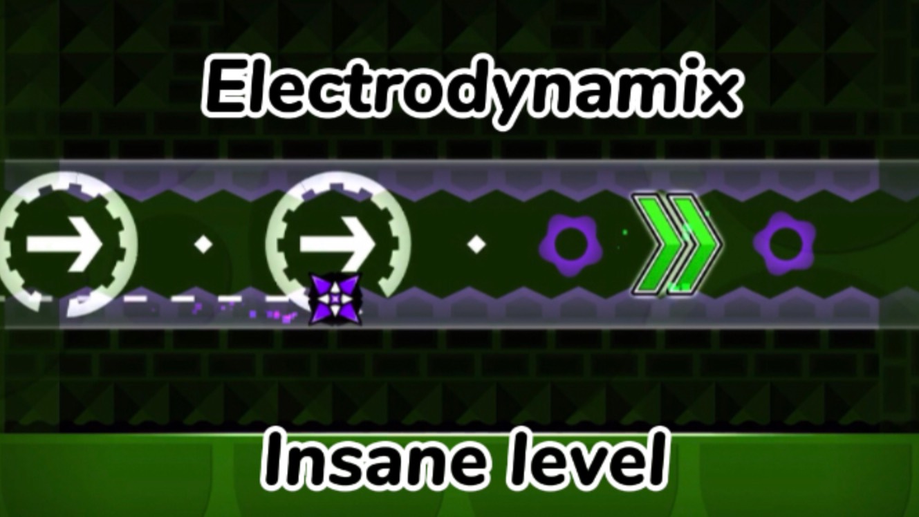 Electrodymanix by Robtop|insane level|geometry dash| смотреть онлайн