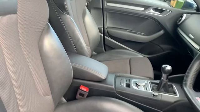 Audi A3 1.6 TDI S Line 4dr Saloon Cosmos Blue смотреть онлайн