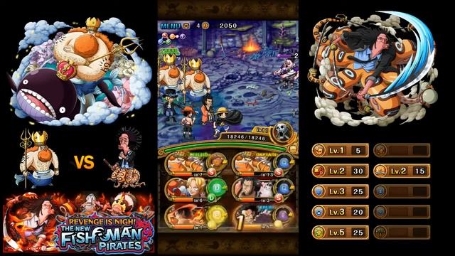 [OPTC] New Fishman Pirates 30 Stamina (1:42) - Double Neptune