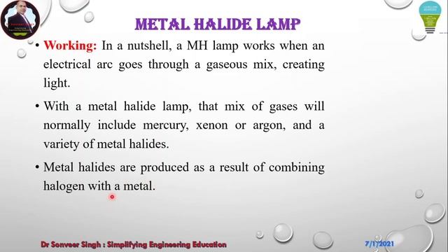 Encon_Session-43: Types of Different Lamps (Part 3) I Mercury Vapour Lamp I Metal Halide Lamp I HID смотреть онлайн