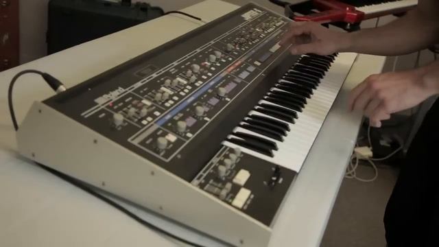 Roland Jupiter 6 vintage analog synth with EUROPA UPGRADE смотреть онлайн