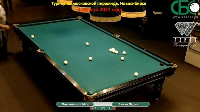 Максименков - Зимин. 2 этап VIII тура Кубка СБС 2021 года. Новосибирск
