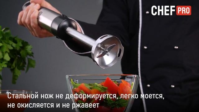 Погружной блендер CHEF PRO CF-KP1100B смотреть онлайн