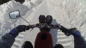 Зимняя покатушка на ИЖ ПЛАНЕТА 5