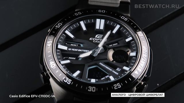 Обзор часы Casio Edifice EFV-C110 - купить на Bestwatch.ru