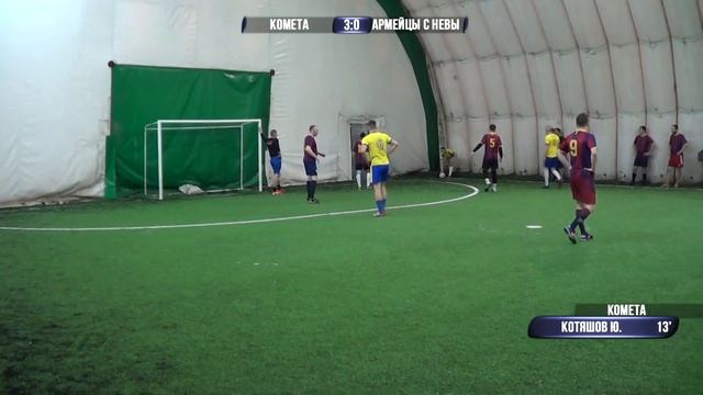 Комета - Армейцы с Невы 4:2 (видеообзор) смотреть онлайн