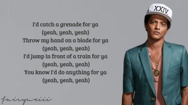 Bruno Mars - Grenade (Lyrics)