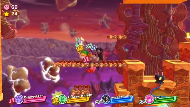 Kirby Star Allies 2 Player With Parsec Yuzu EA 593