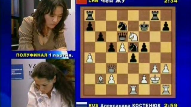 Blitz Kosteniuk - Zhu Chen Golden Blitz Commented смотреть онлайн