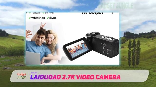 The Best Camcorders - LAIDUOAO 2.7K Video Camera Review смотреть онлайн