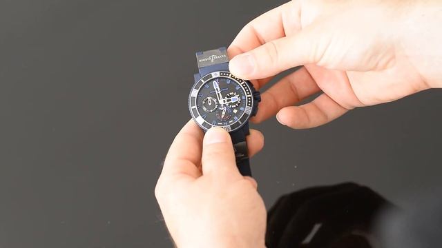 Hands On: Ulysse Nardin Maxi Marine Diver Chronograph Voyage Blue смотреть онлайн