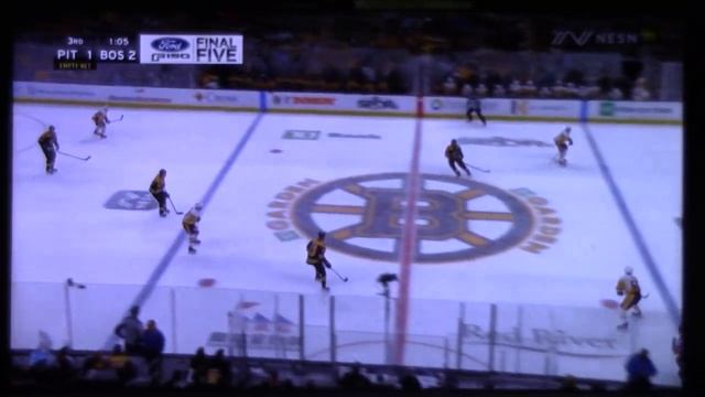 PIT vs BOS - Bruins Win 2-1 смотреть онлайн