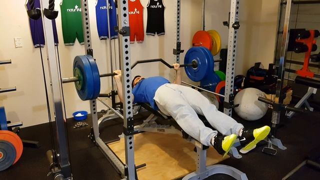 2 Plate Cambered Larsen Bench Press x 8 смотреть онлайн