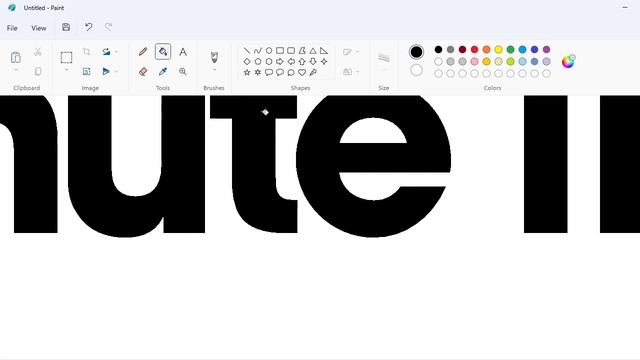 How to draw the Nutella logo using MS Paint Windows 11 | How to draw on your computer смотреть онлайн