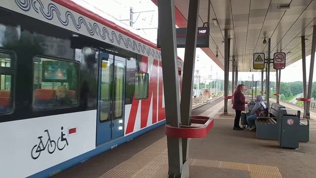 Электропоезд ЭГ2ТВ-031 "Иволга 2.0" платформа Окружная МЦД-1 29.05.2021 смотреть онлайн