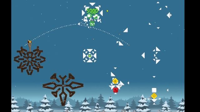 Seasons Greedings | Уровень 28 • Angry Birds Chrome (Три звезды) смотреть онлайн