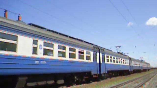 Поезд ЭР9Е-722 Электричка из Нижний-Новгород смотреть онлайн