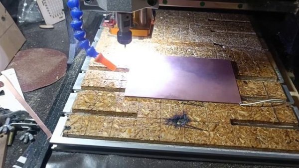 Создание УП(gcode) печатной платы в Vectric Aspire