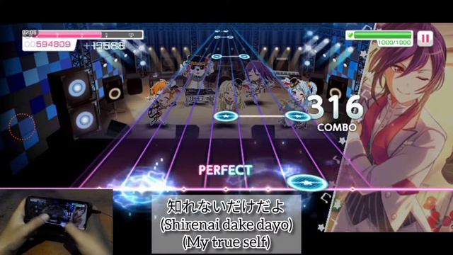 BanG Dream! Girls Band Party | Hello, Happy World! - Orange [Handcam] [Lyrics] [Expert] [Full Combo