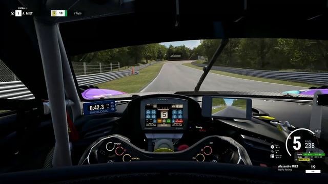 ACC - Brands Hatch PB 1:23.545 - Ferrari 296 GT3 смотреть онлайн