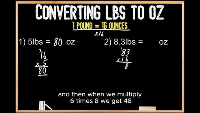 How To Convert Pounds To Ounces | Lbs To Oz Conversion смотреть онлайн